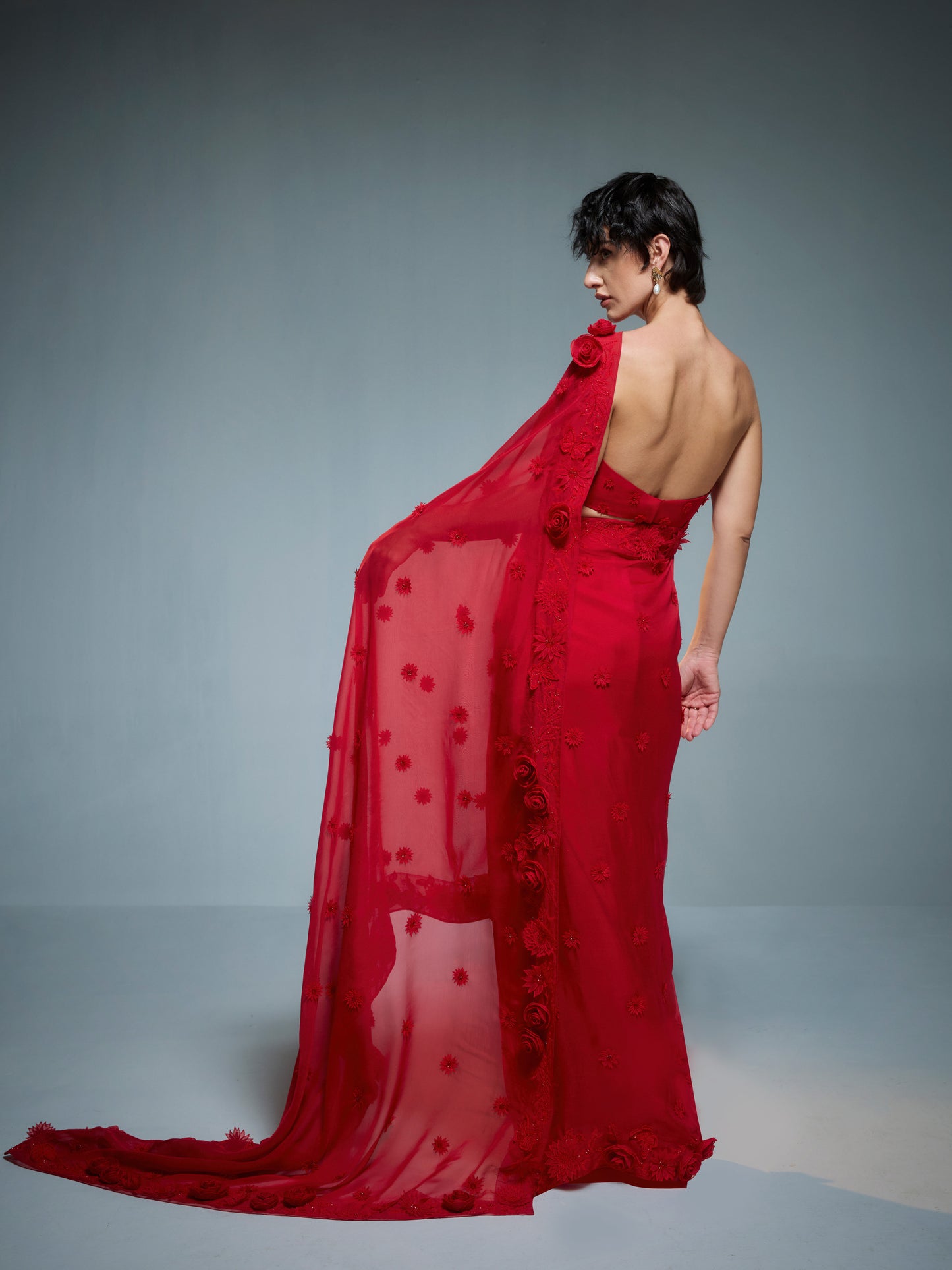 Scarlet Rose Saree