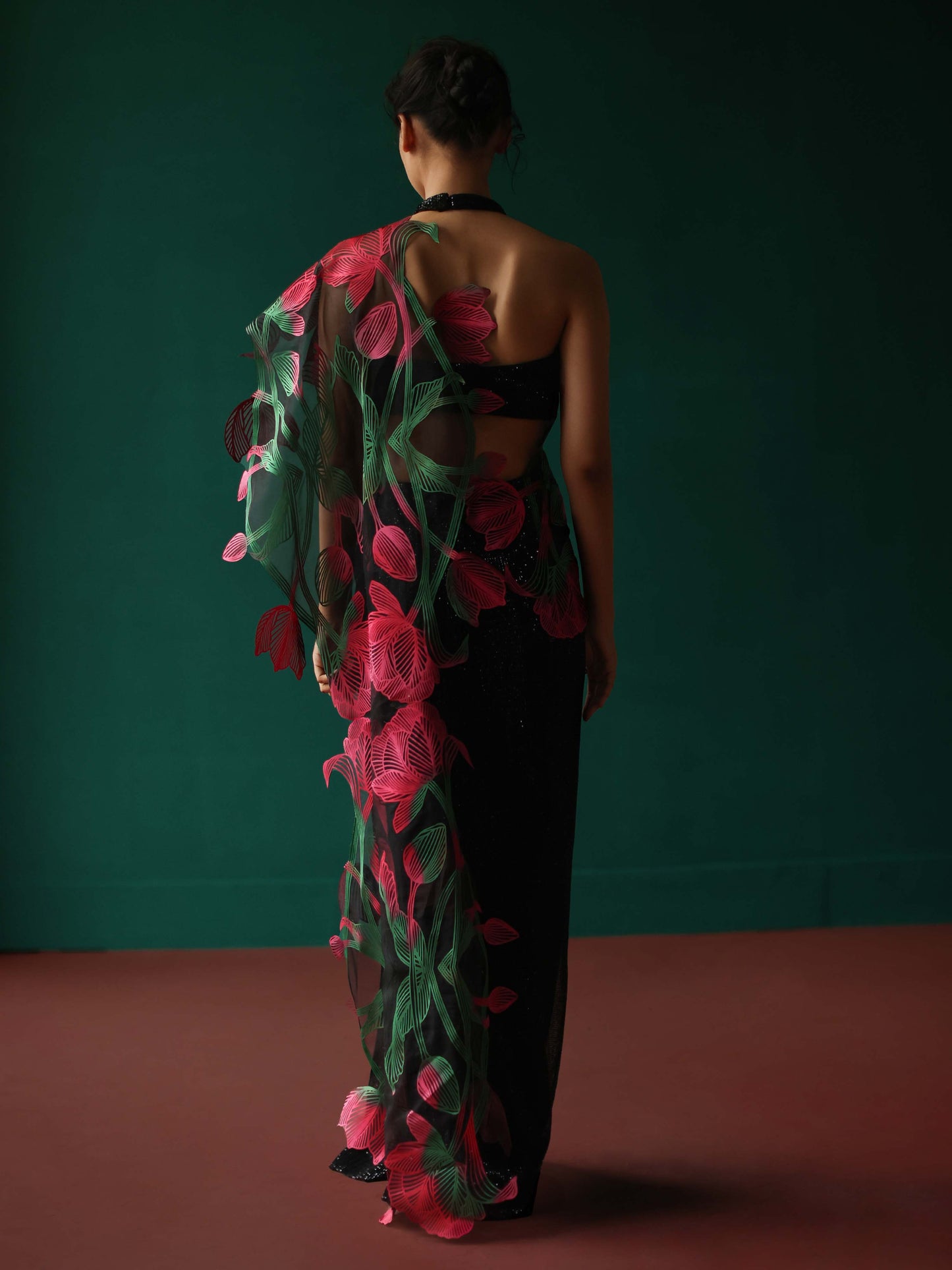 Tulip gauze saree