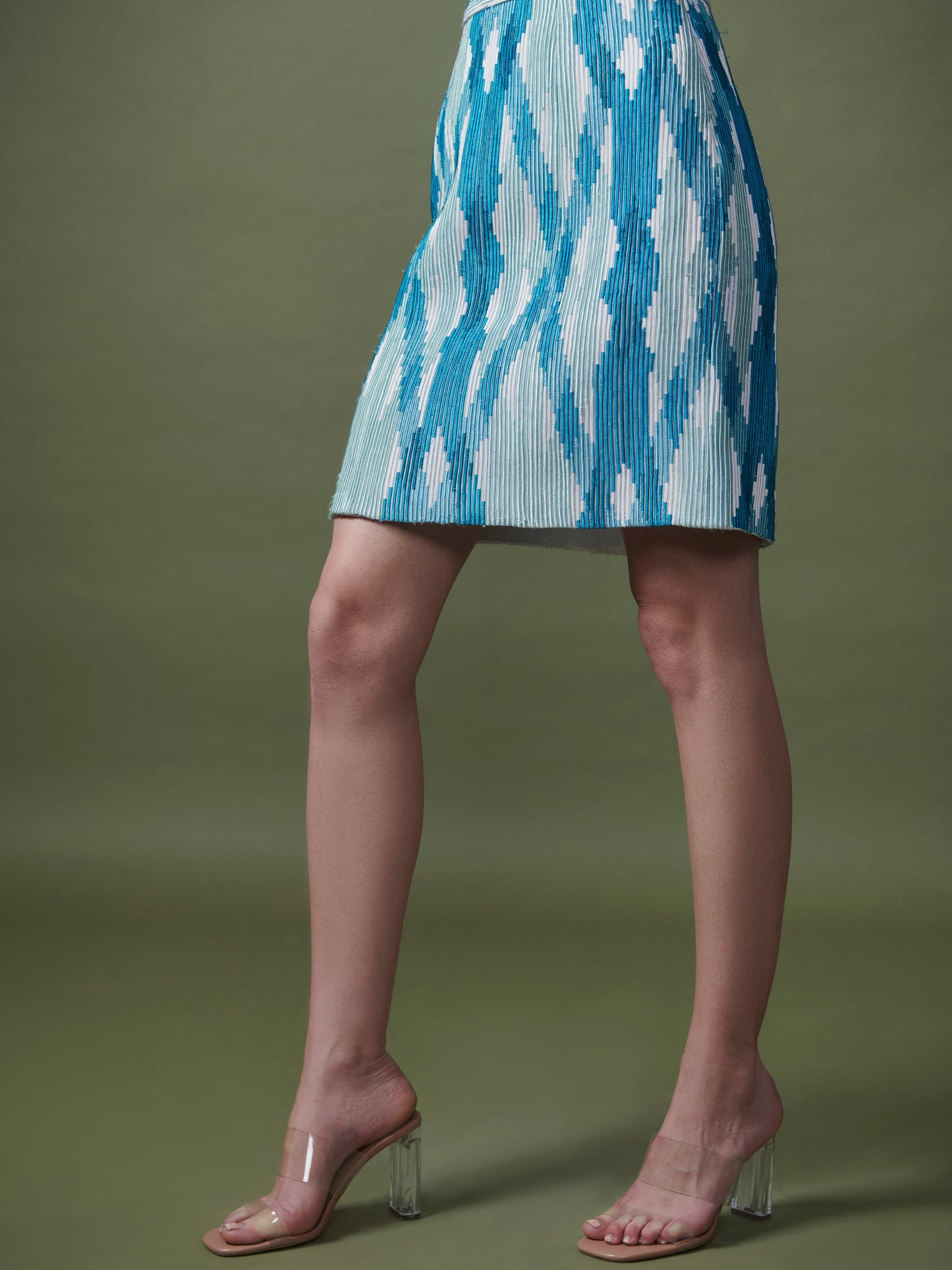 Corded skirt