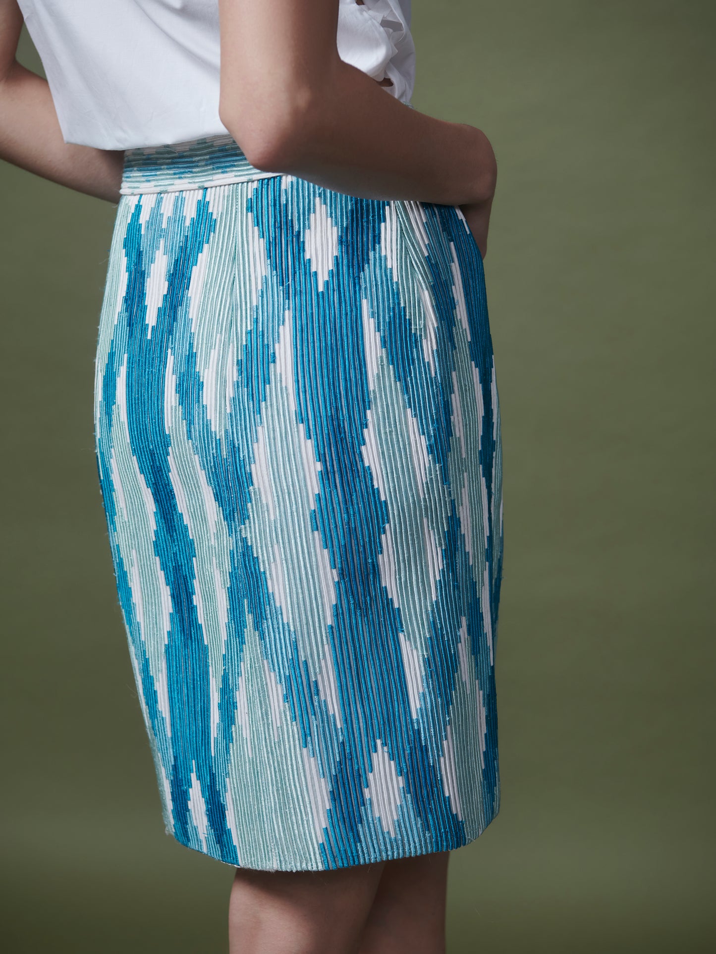 Corded skirt