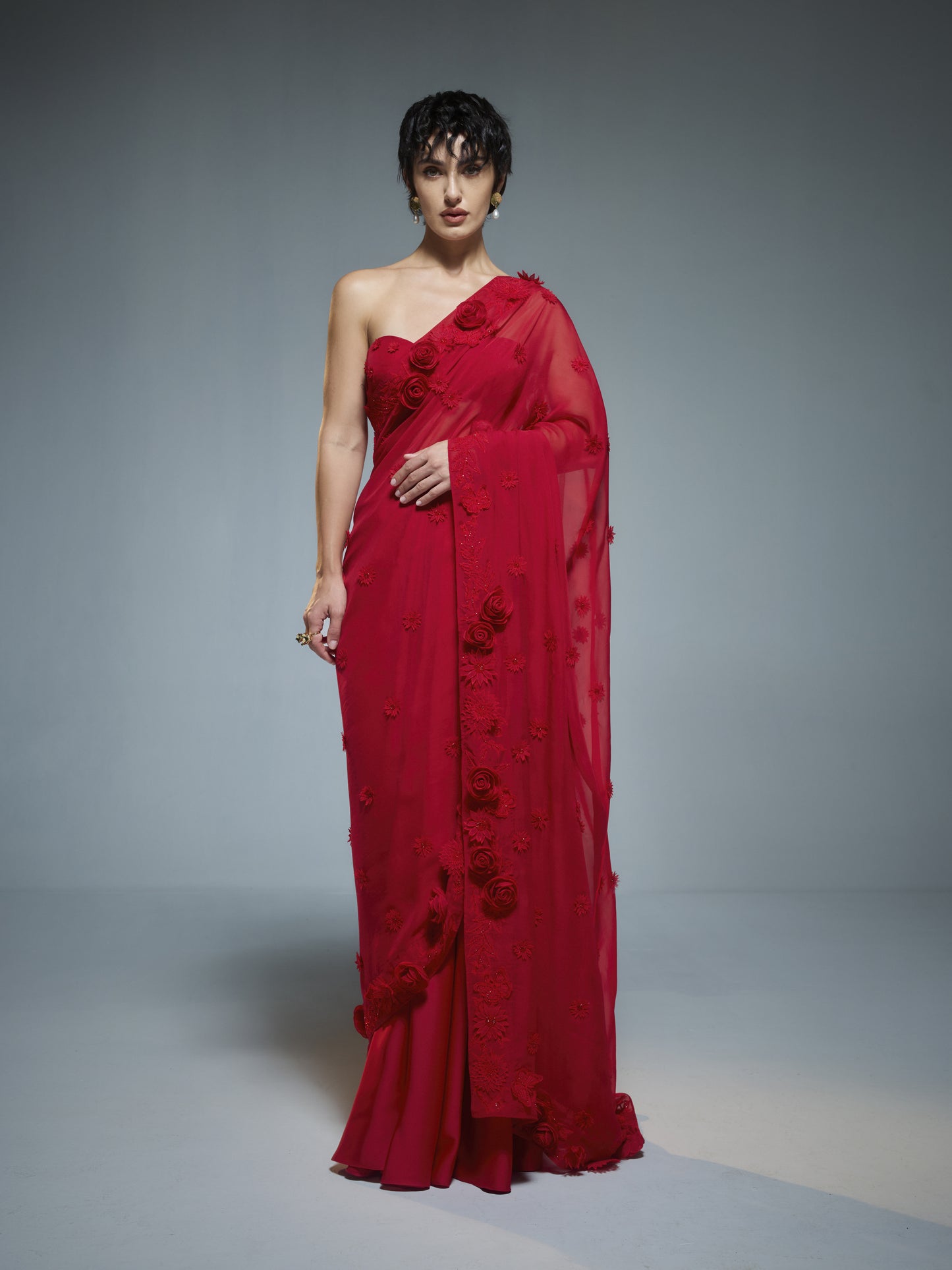 Scarlet Rose Saree