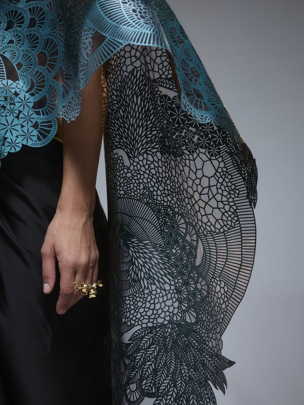 Moss Forest Saree
