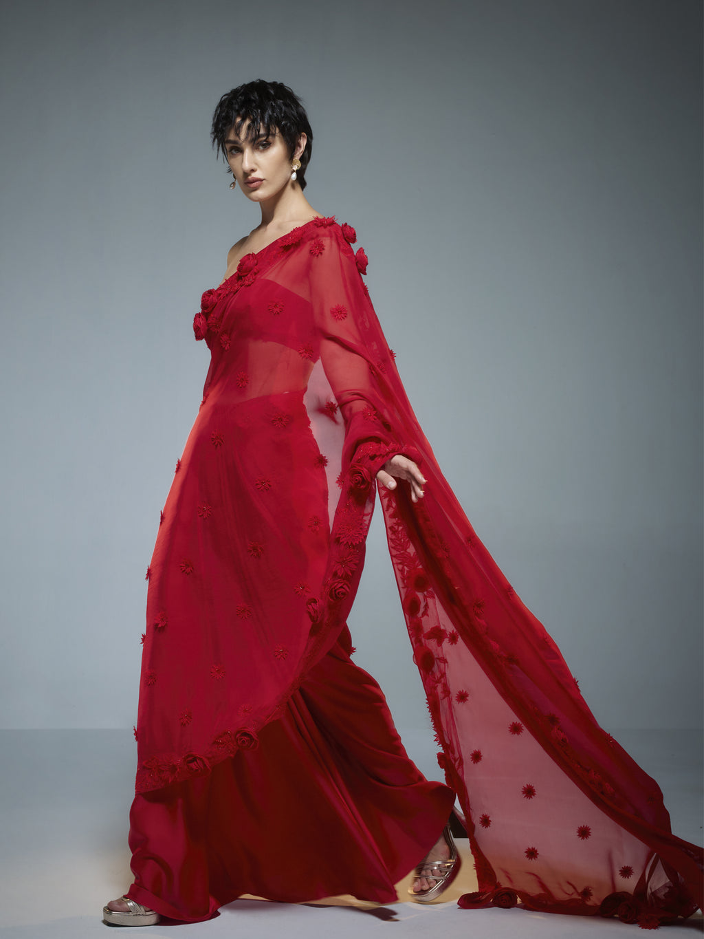 Scarlet Rose Saree