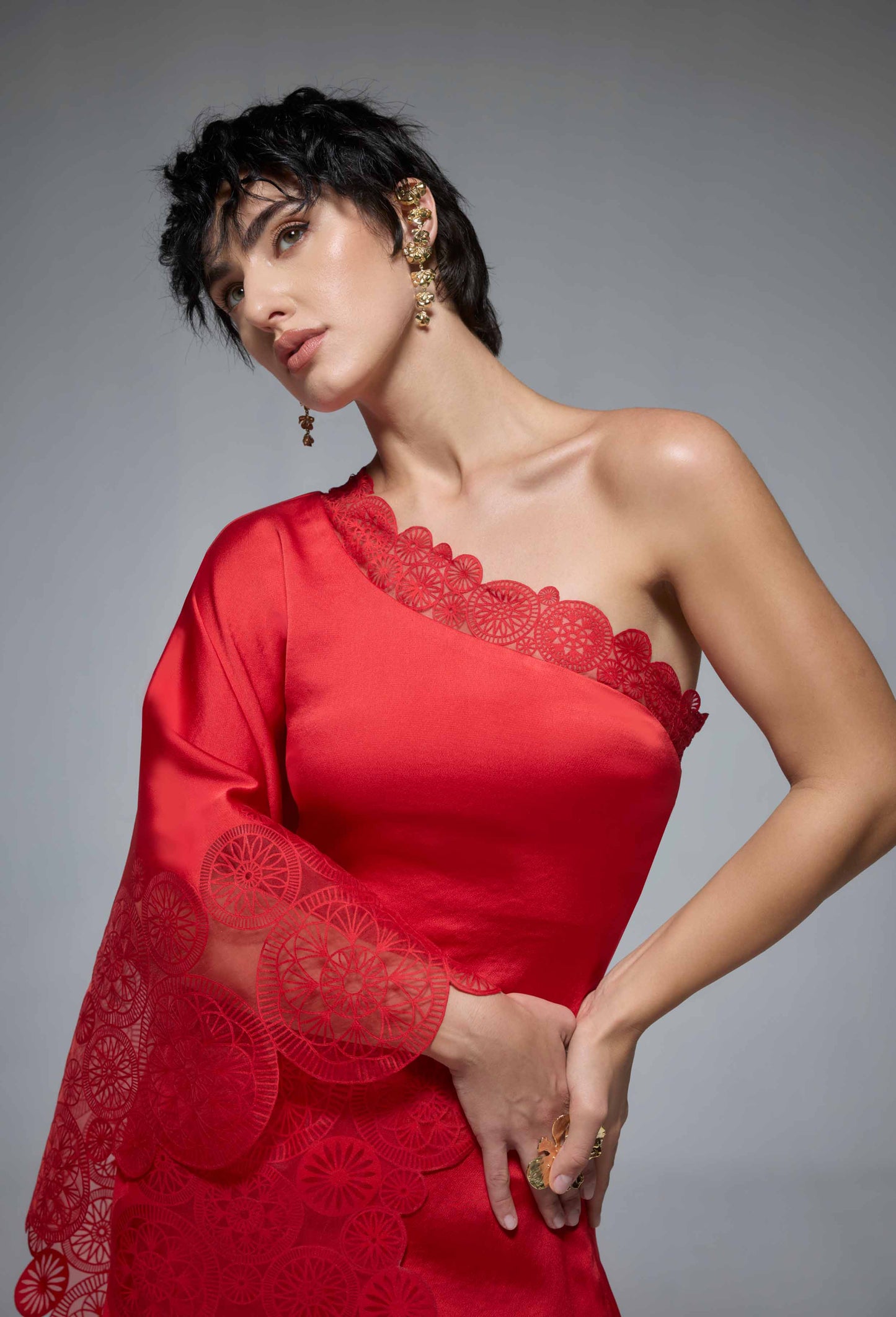 Circular Lattice Dress