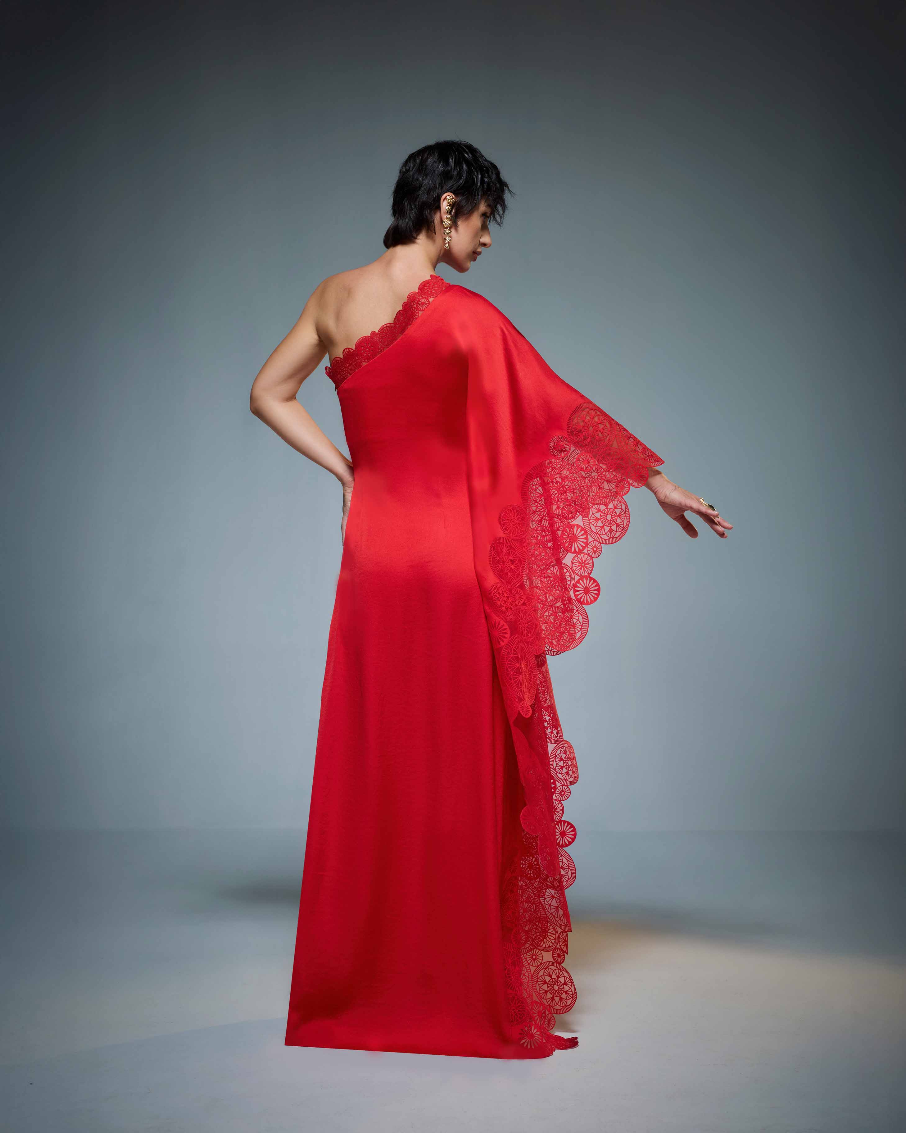 Circular Lattice Dress – ShriyaKhanna