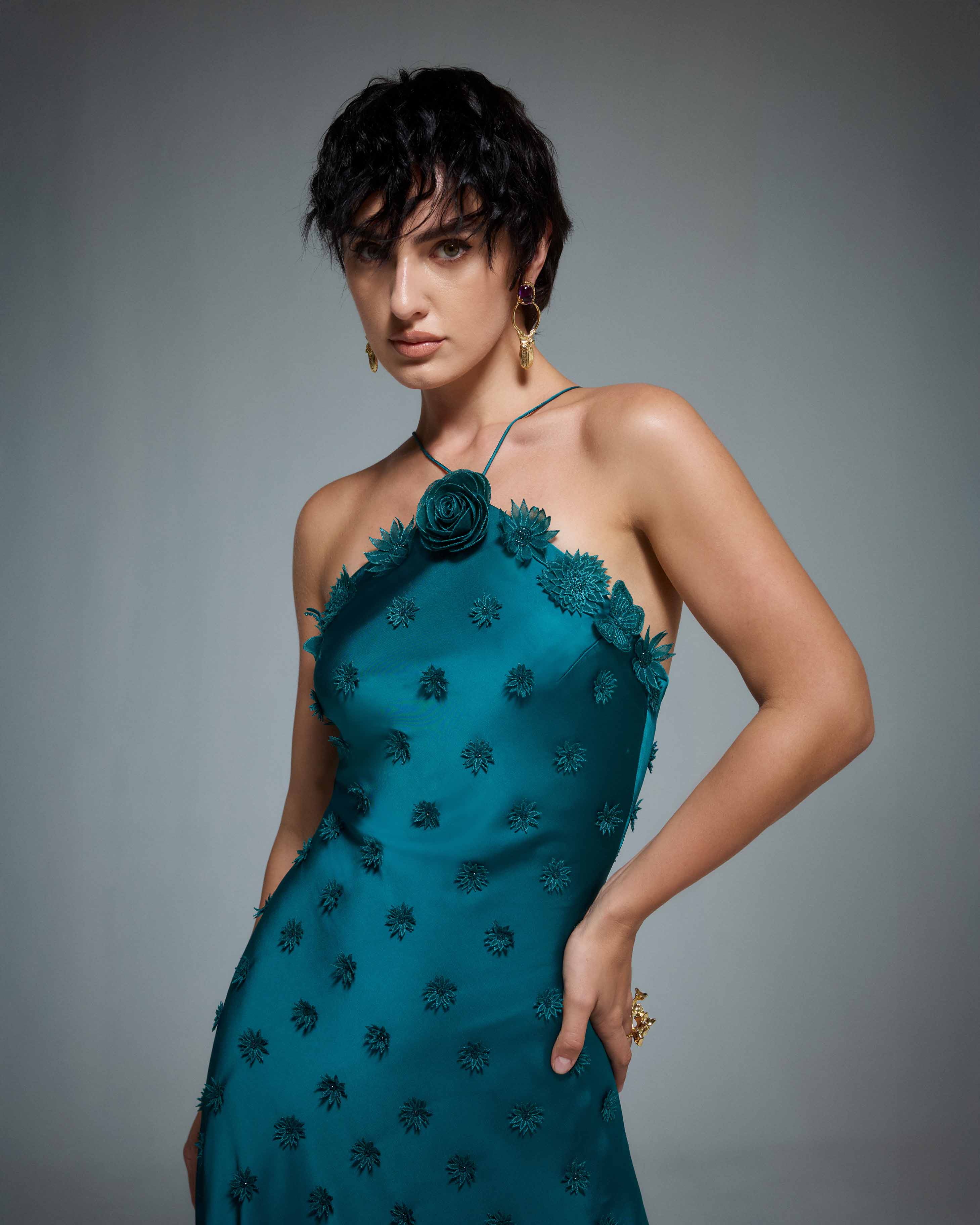 Daisy halter gown