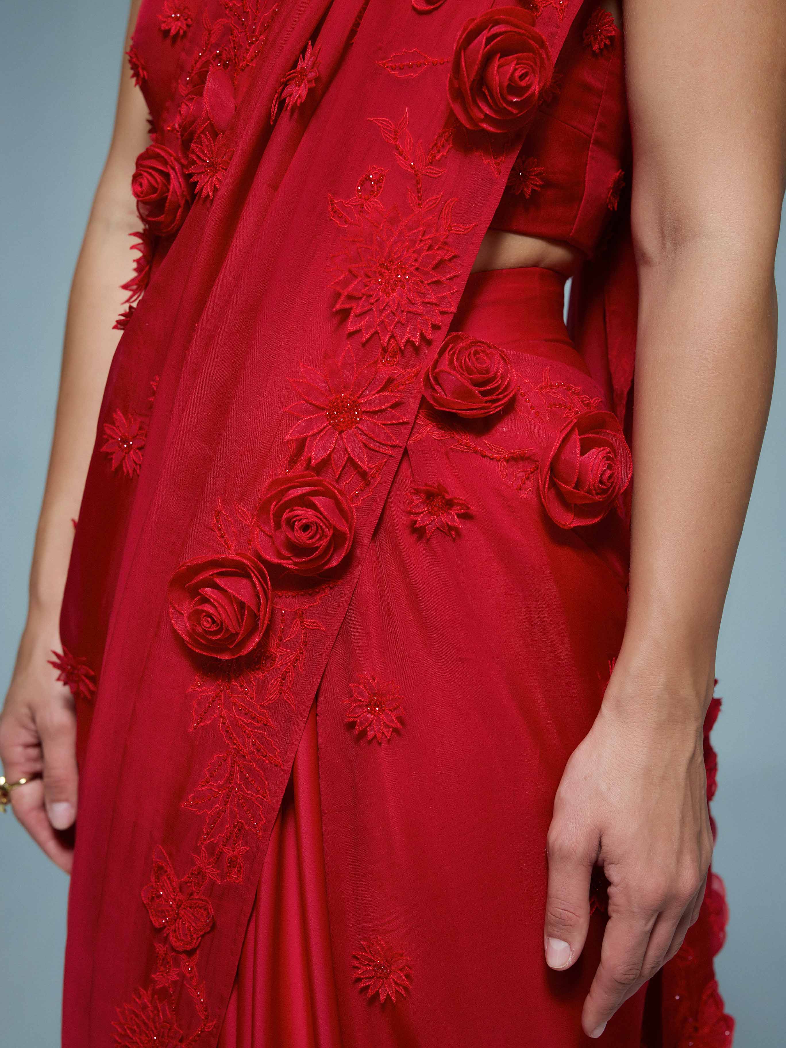 Scarlet Rose Saree