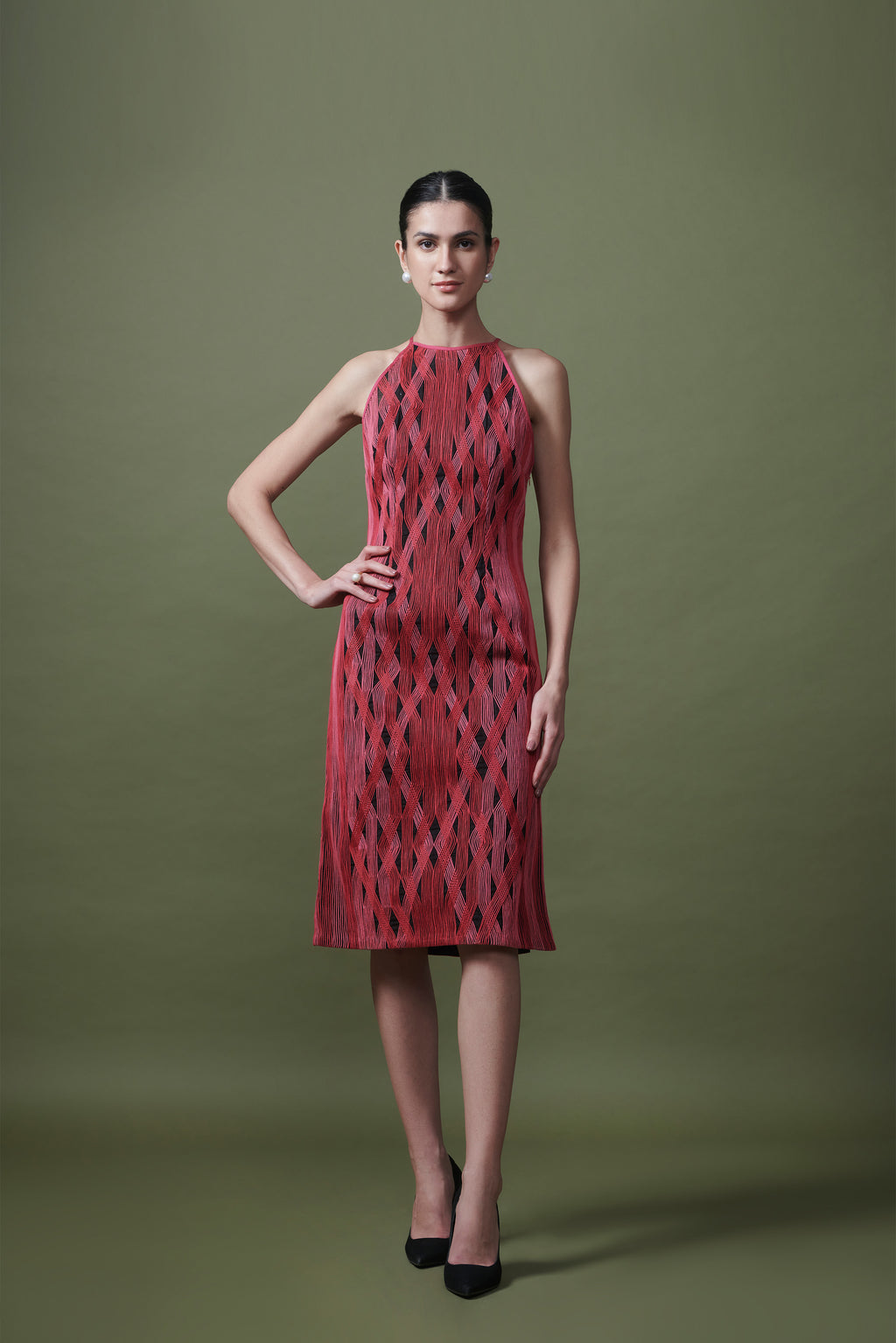 Entwined corded dress