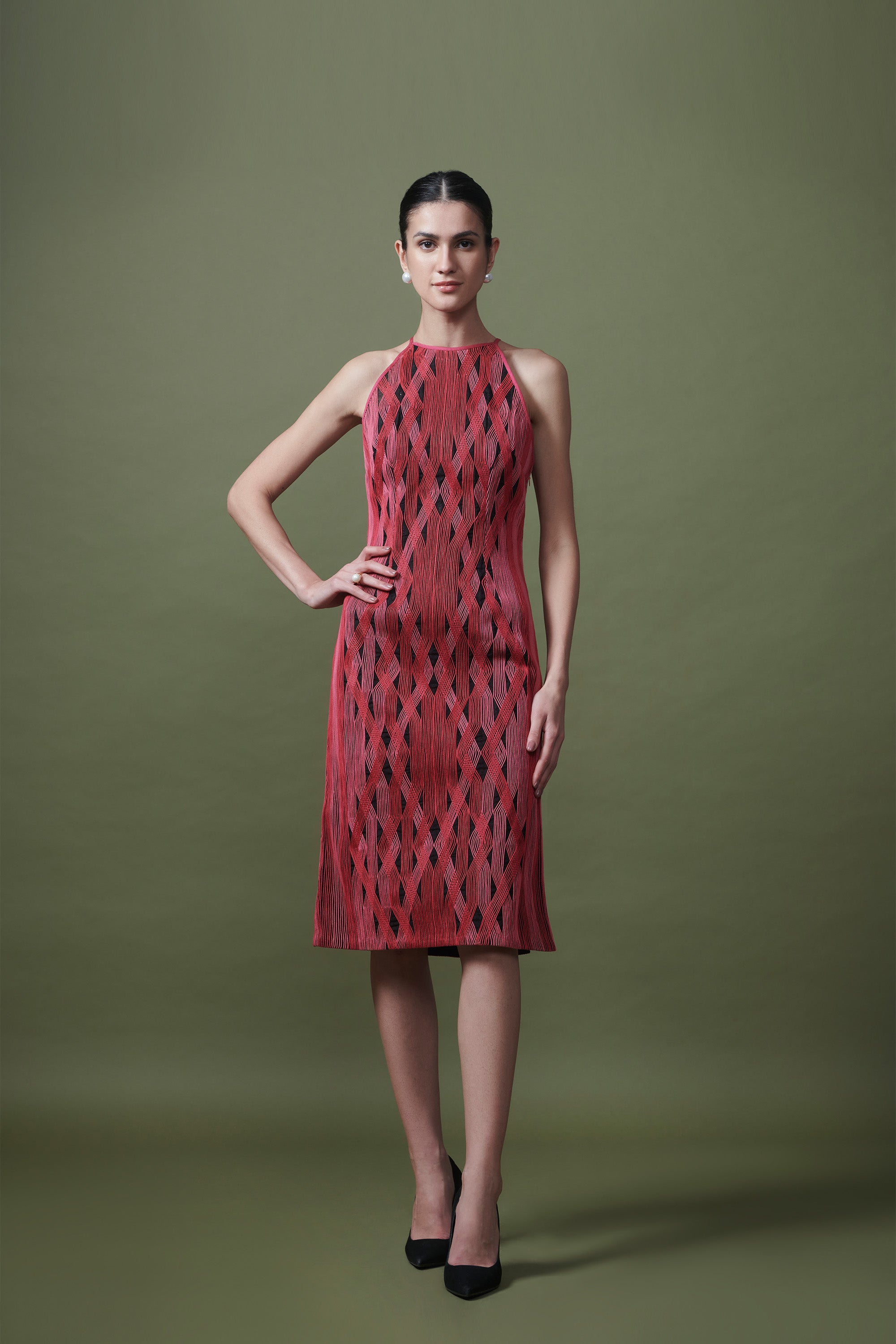 Entwined corded dress