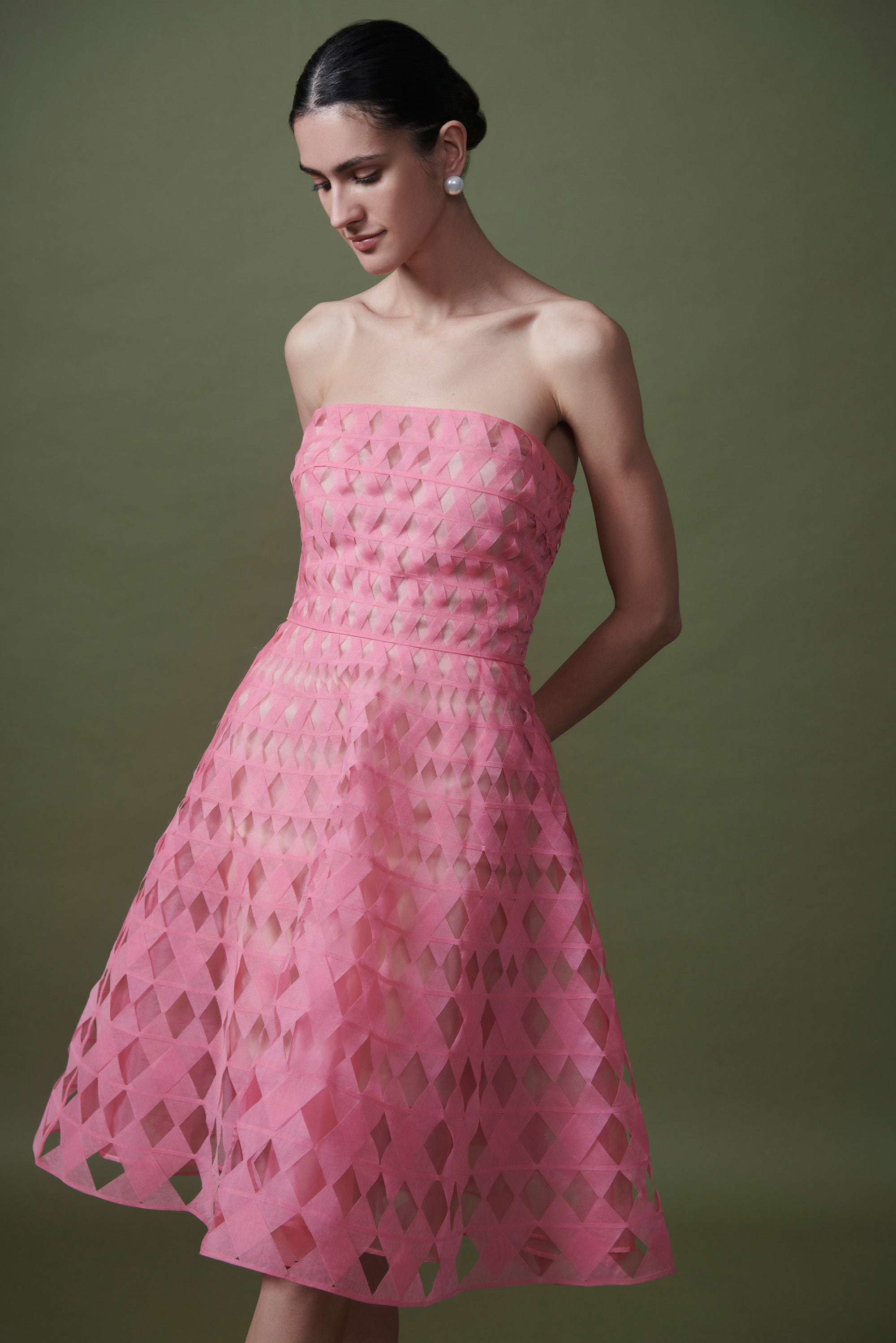 Flared tube dress