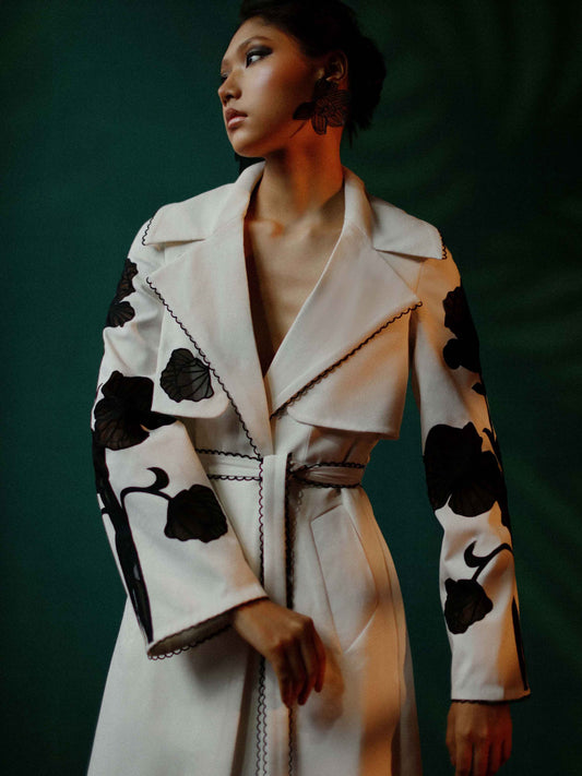 Trench dress with belt