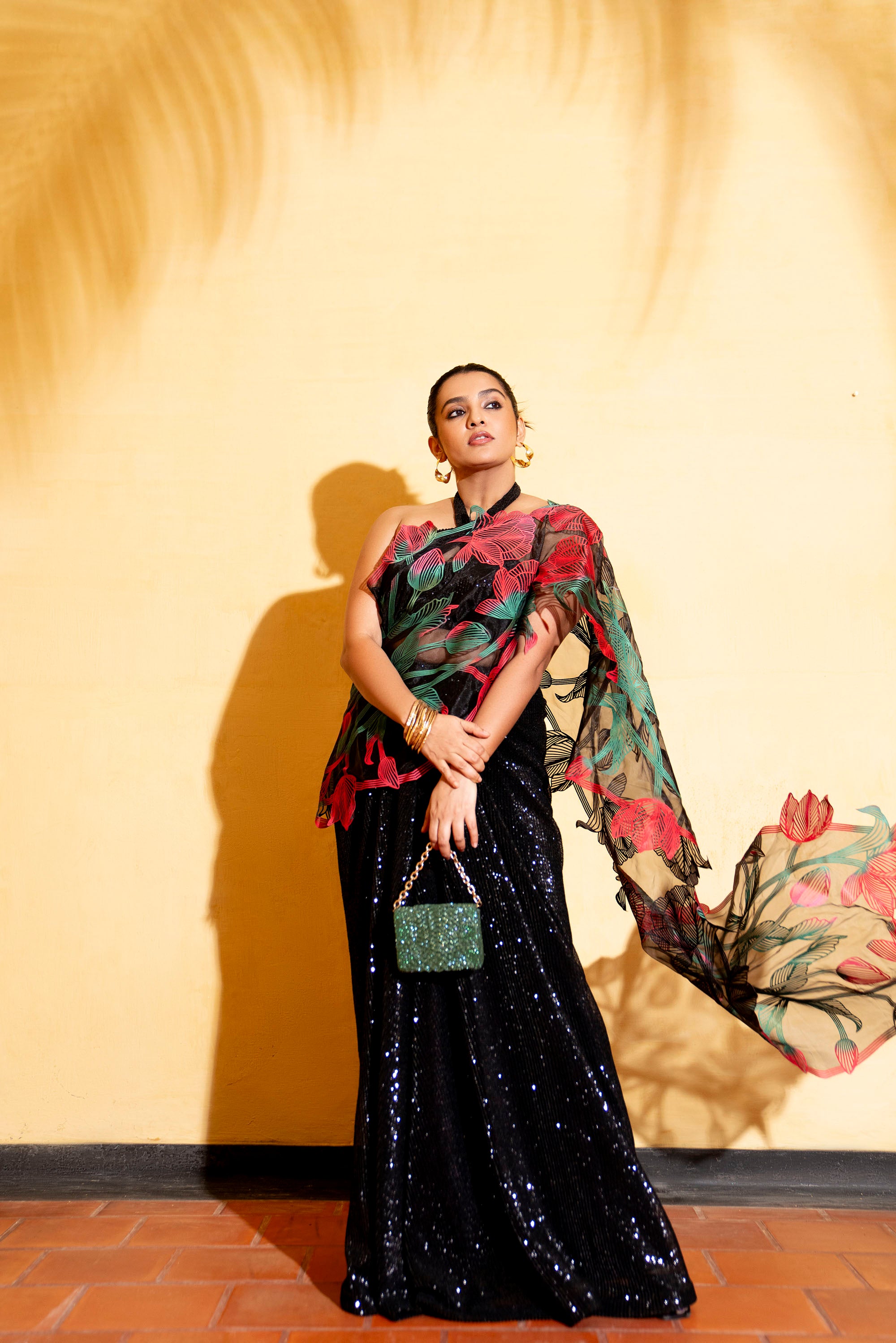 Tulip gauze saree