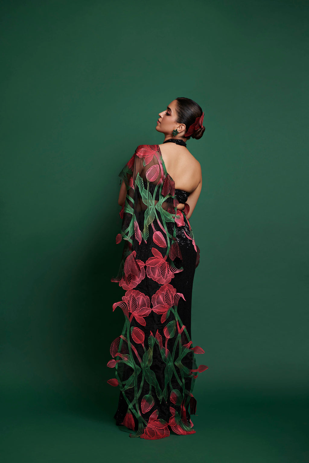 Tulip gauze saree