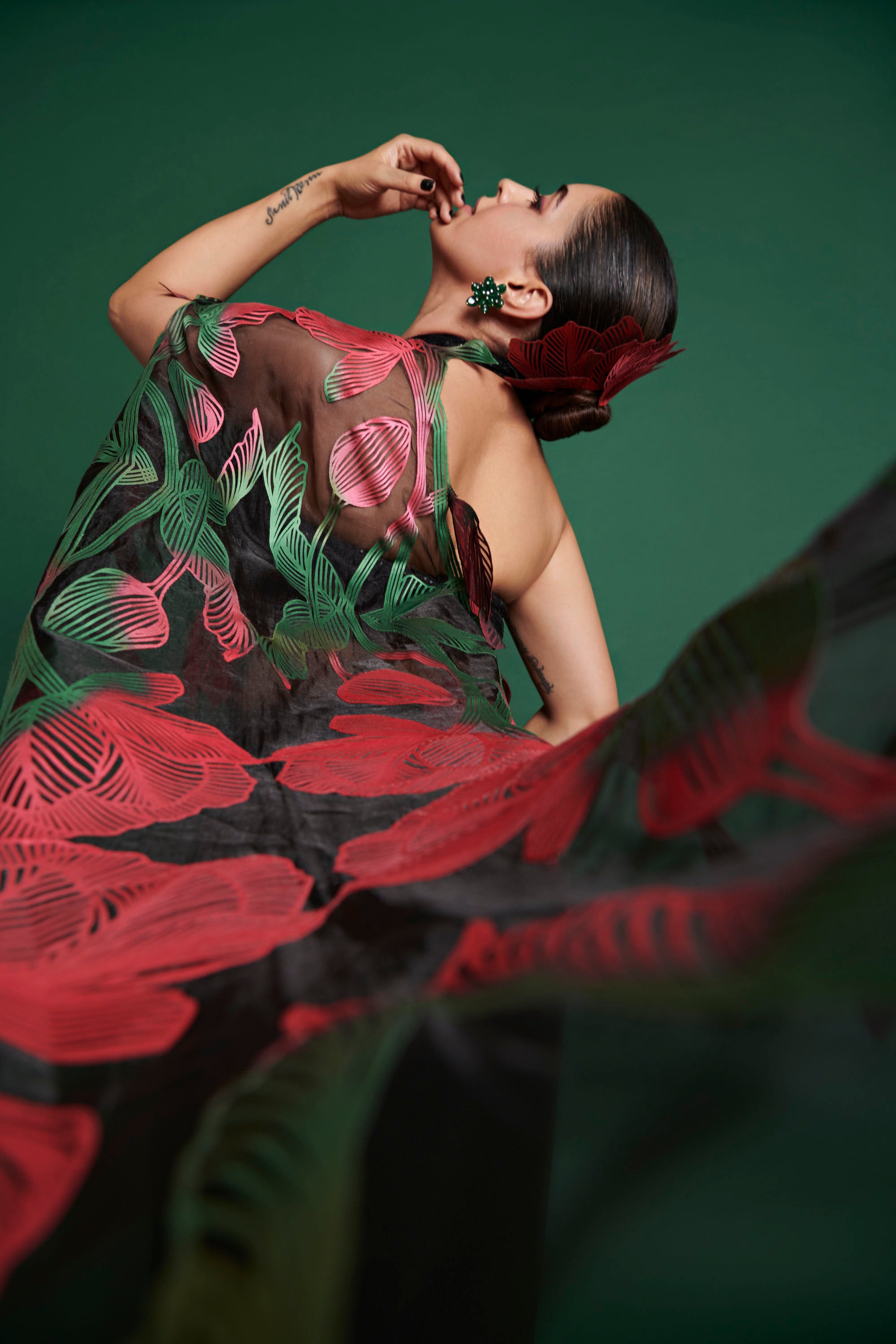 Tulip gauze saree