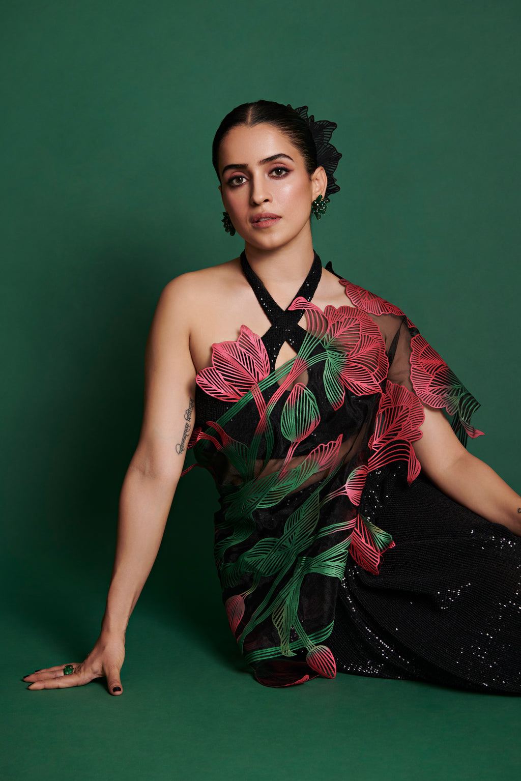 Tulip gauze saree