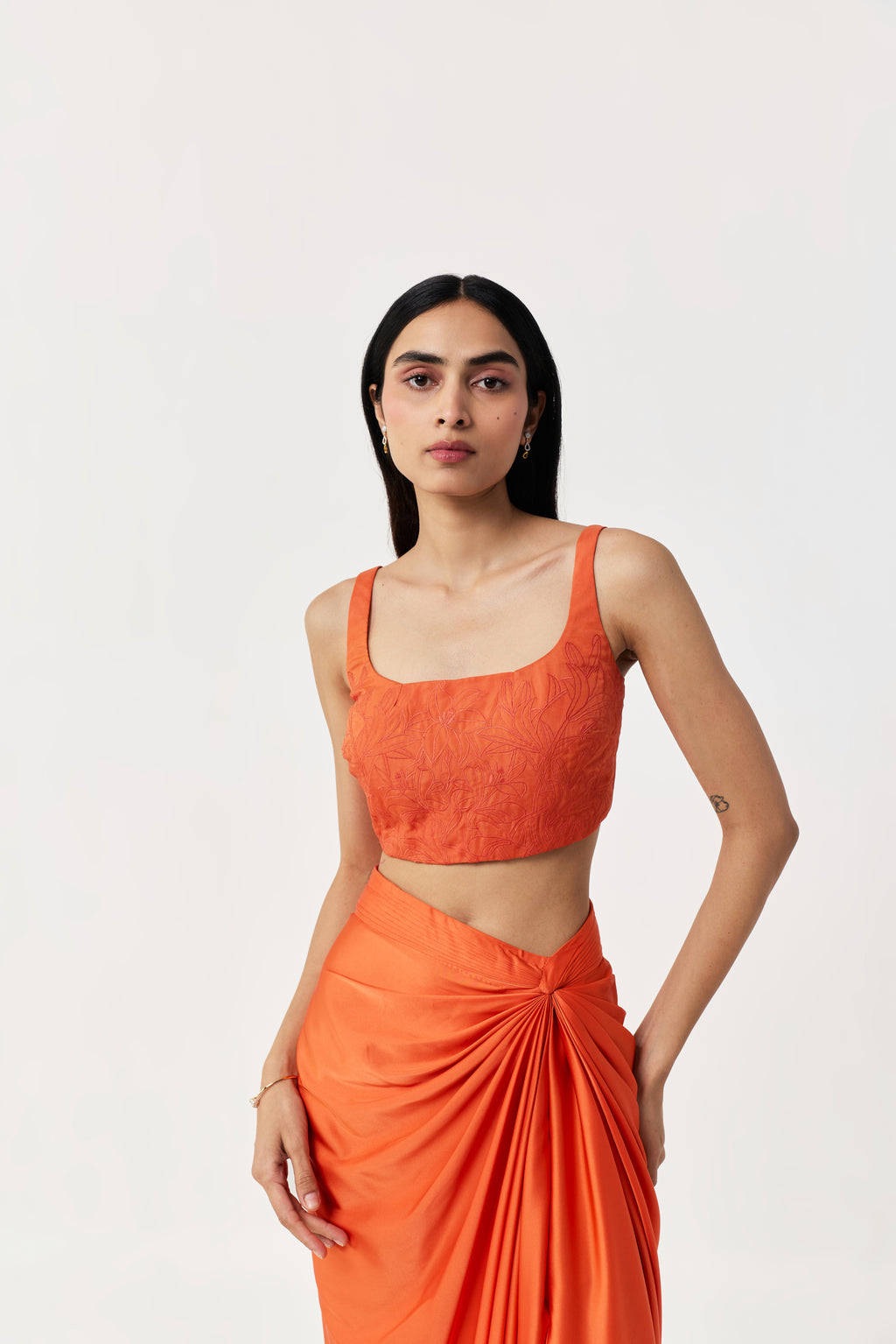 Wild Lily Cape Set - Orange