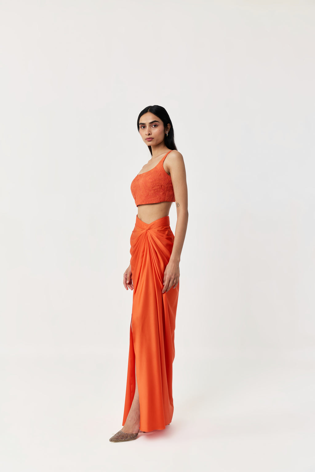 Wild Lily Cape Set - Orange