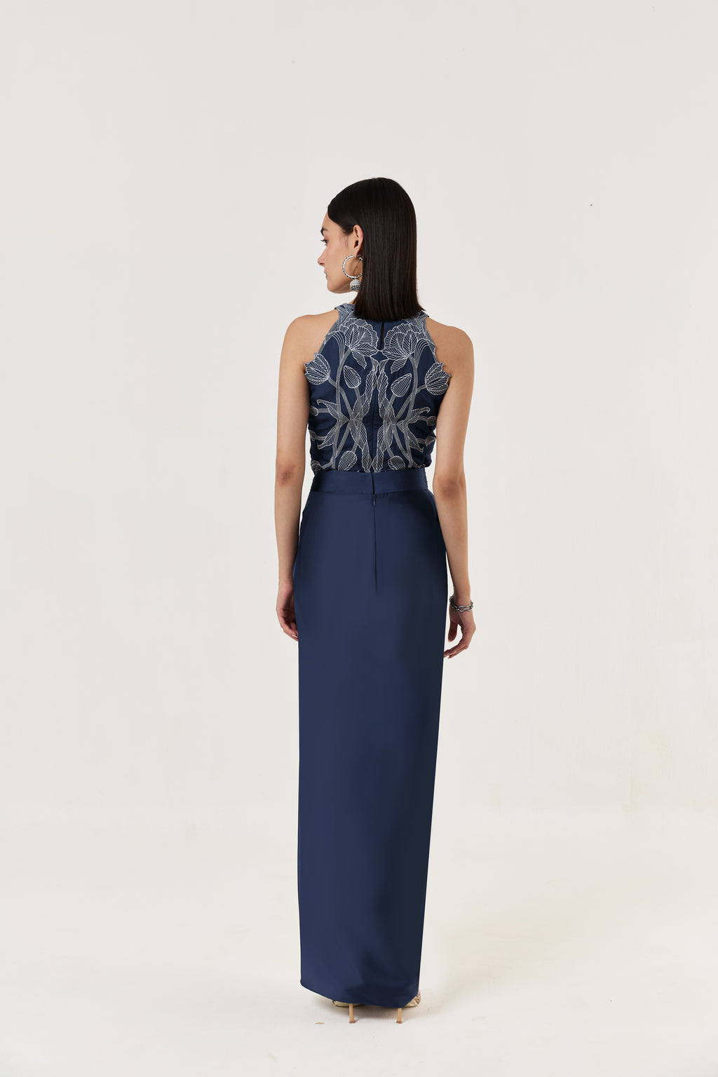 Wild Tulip Top Set - Navy