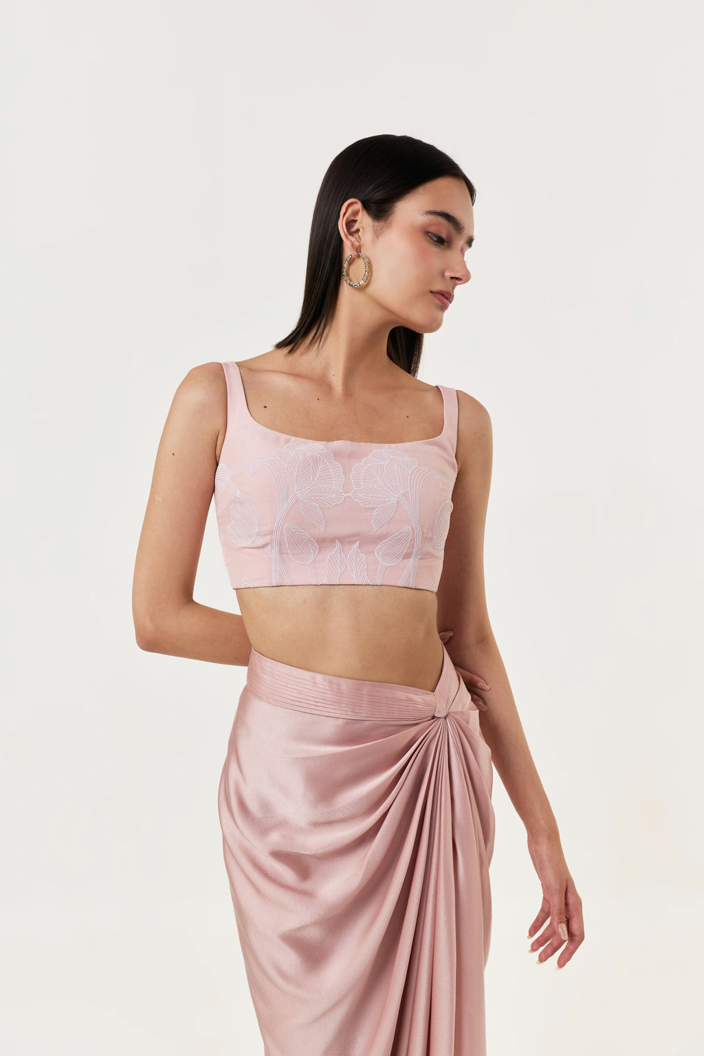 Wild Tulip Cape Set - Blush Pink