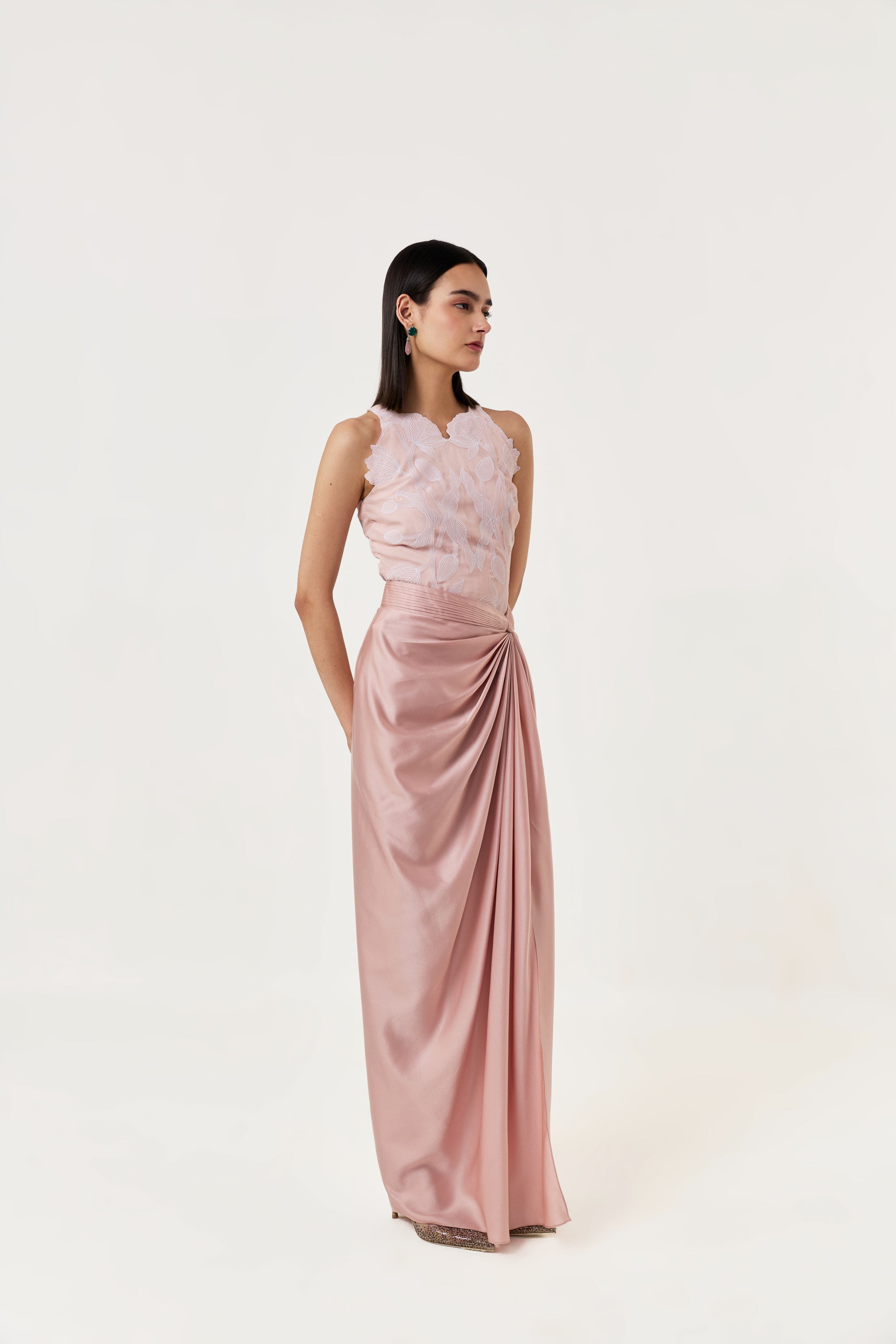 Wild Tulip Top & Skirt Set - Blush pink