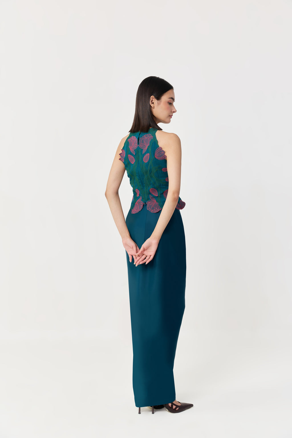 Wild Tulip Top Set - Teal and Pink