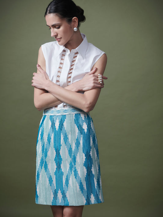 Corded skirt