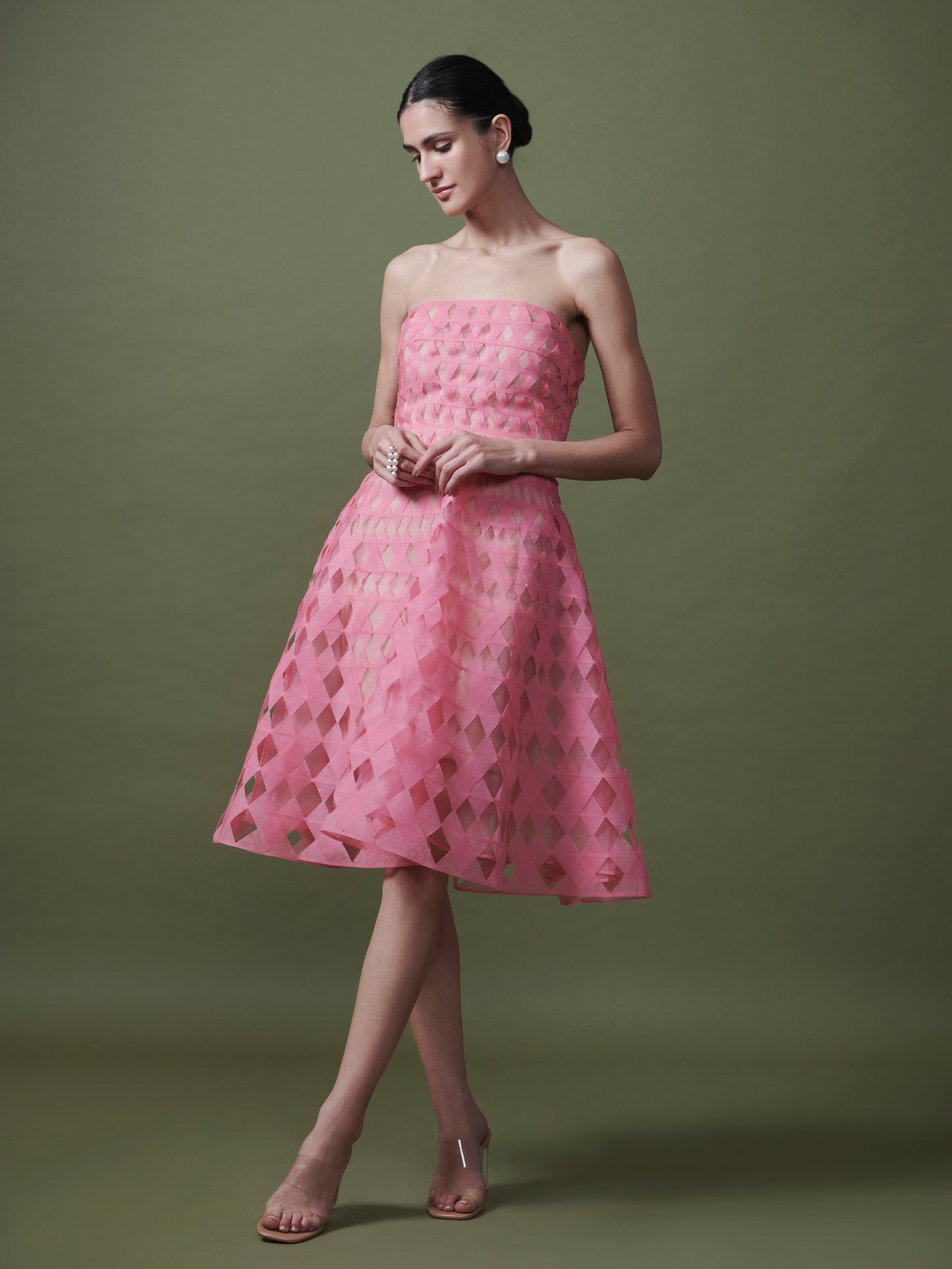 Flared tube dress
