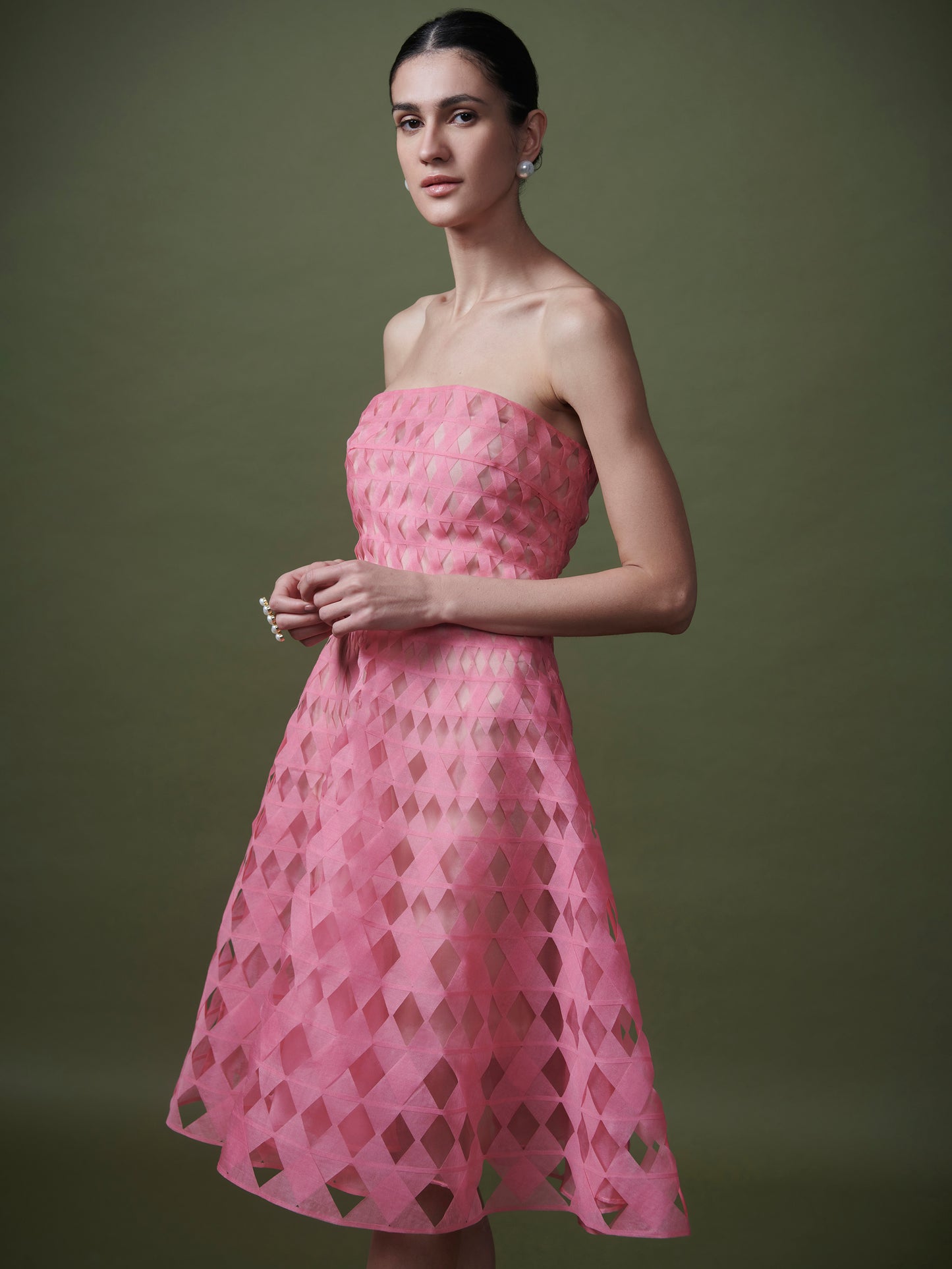 Flared tube dress