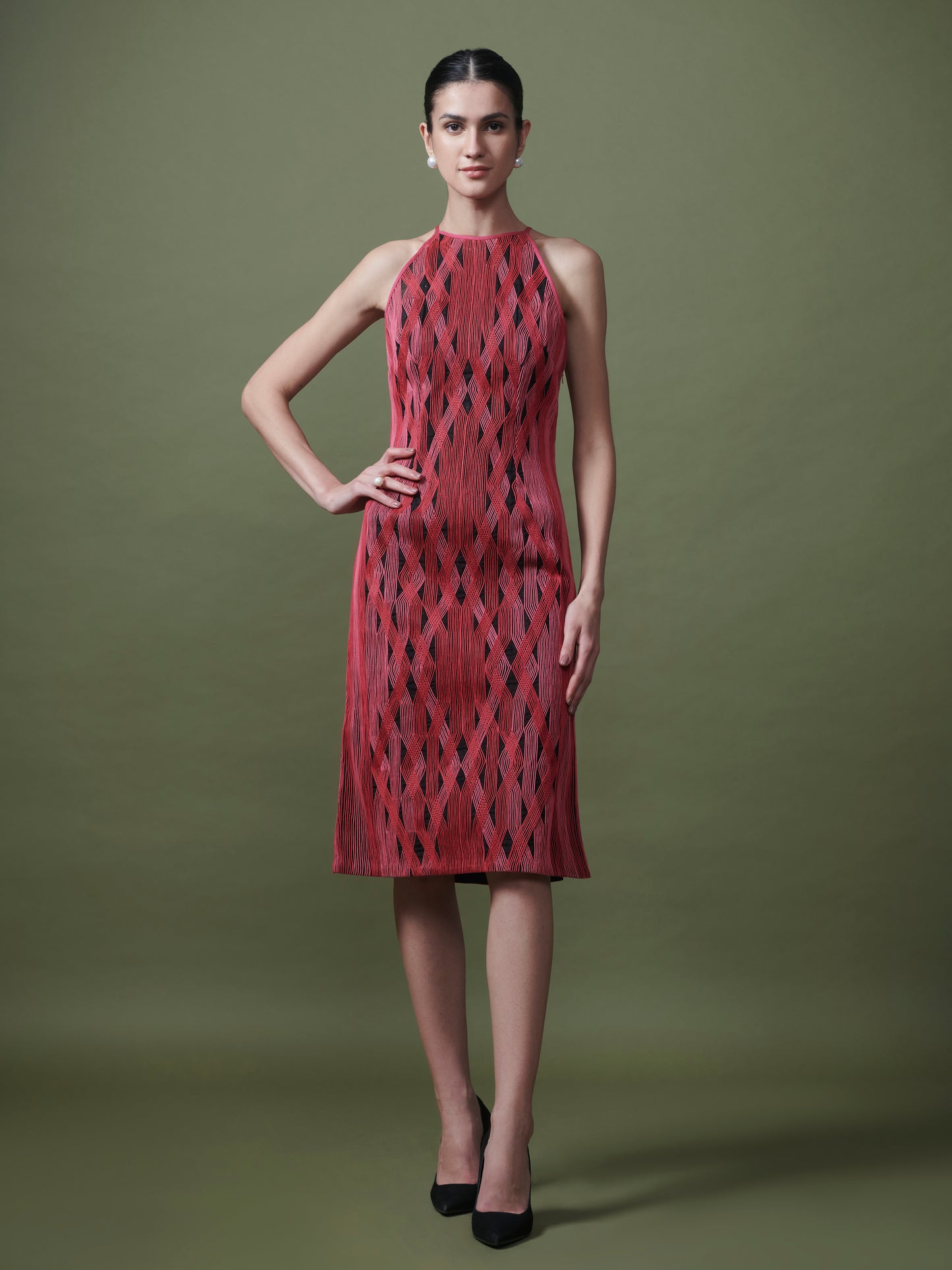 Entwined corded dress