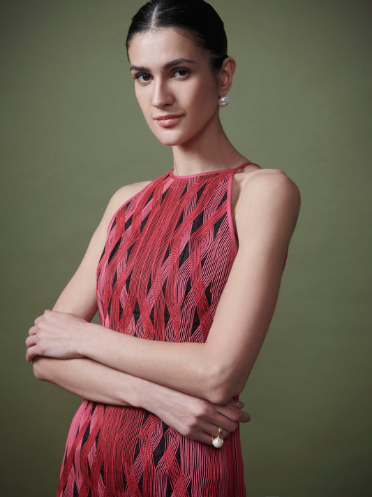 Entwined corded dress