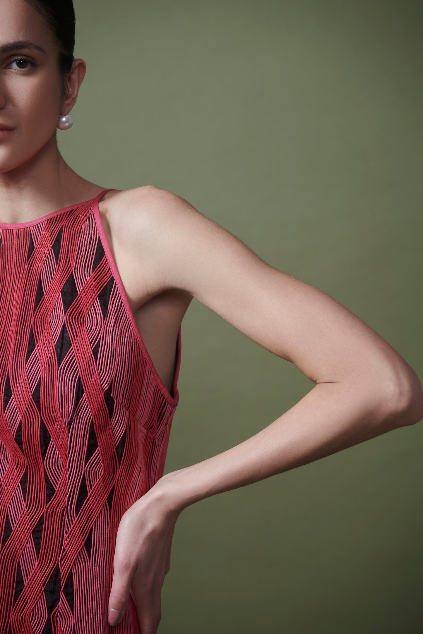 Entwined corded dress